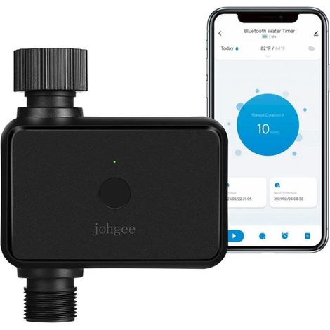 Arrosage automatique WiFi Bluetooth, programmateur d'arrosage avec passerelle, système d'irrigation goutte à goutte, étanche, pour jardin (1/5)