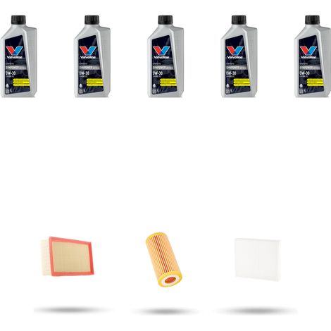 Kit tagliando 3 FILTRI e 5L OLIO compatibile con Skoda Superb III (3V) 2.0 TSI 140kw Dal 2019 (1/5)