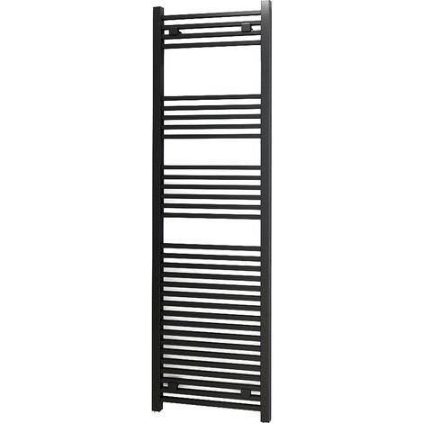 Termoarredo design antracite tubi quadrati h 1000 x int. 470 (mm) (1/4)