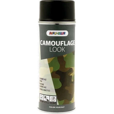 DUPLI-COLOR - dupli-color camouflage  noir mat 400 ml