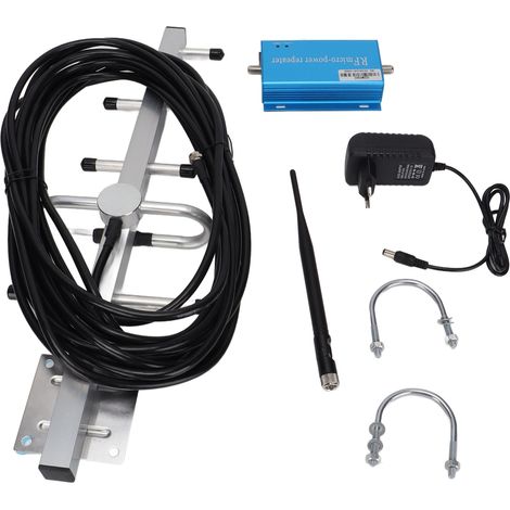Amplificateur de Signal Téléphone Mobile GSM980 5 Unités Câble 10m Antenne Compacte (Hôte F) 110-240V Prise UE (1/5)