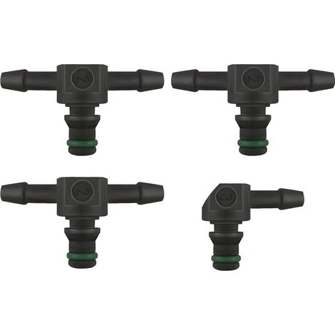 4 Pièces Connecteur Retour Gasoil Injecteur,Connecteur Retour Injecteur,Connecteur Renvoi De Gasoil Injecteur Voiture,Retour Injecteur Gasoil Common Rail,Adaptés Aux Tuyaux Hydrauliques (1/5)