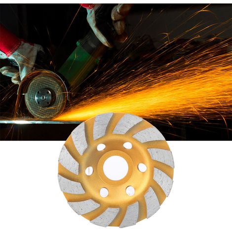 Disque de meulage diamanté 4" (100 mm) en forme de bol pour pierre, béton et granit, outil n° 1 (1/5)
