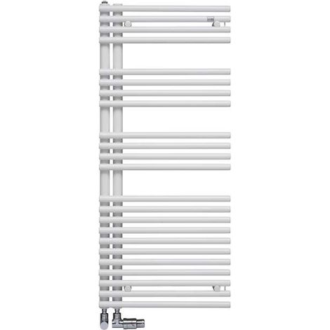Zehnder Radiateur de salle de bain Forma Asym, 1441x496 mm (HxL), Raccordement latéral, Version droite, LFAR-150-050, ZF500350B100000