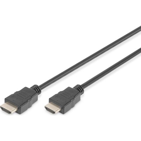 ASSMANN Electronic HDMI 1.4 3m HDMI-Kabel HDMI Typ A (Standard) Schwarz - HDMI-Kabel (3 m, HDMI Typ A (Standard), HDMI Typ A (Standard), HDMI Typ A (Standard), 1920 x 1080 Pixels, 3D, Schwarz) (1/4)