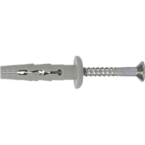 Cheville / clou expansible - Radix - FX Pro - 5 x 27/5 mm - Grand collet (100 pièces)