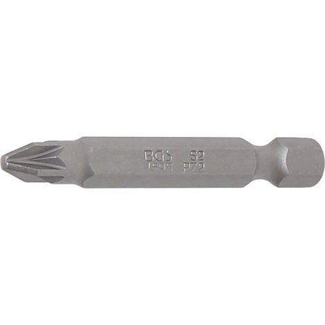 BGS  Longitud  de  broca  50  mm    Transmisión  hexagonal  exterior  6,3  mm  (1/4")  ranura  transversal  PZ2  -  4595