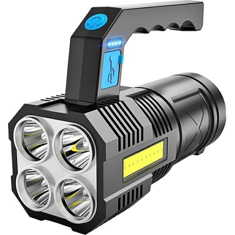 Lampe de poche LED Rechargeable Super lumineux projecteur maison (1/5)