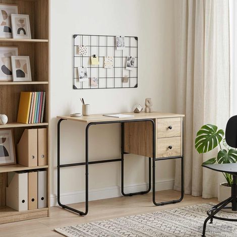 vidaXL Escritorio con almacenamiento Roble Sonoma 100 x 50 x 75 cm (1/5)