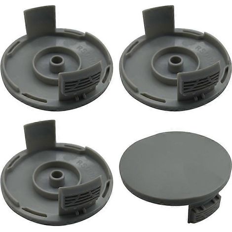RAC122 Lot de 4 capuchons de bobine de rechange compatibles avec les tondeuses Ryobi RLT4027 / RLT4125 / RLT5027 / RLT6030 / RLT5127 / RLT6130 (1/5)