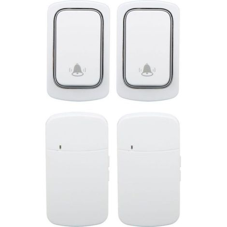 Sonnette sans fil, auto-alimentée, étanche IP68, bouton d'appel longue portée, convient aux maisons et appartements, AC100V-230V, p (1/5)