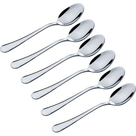 Löffel MagicHome, Tischlöffel, Teelöffel, Bestecklöffel, Edelstahl, Packung 6 Stk. (1/2)