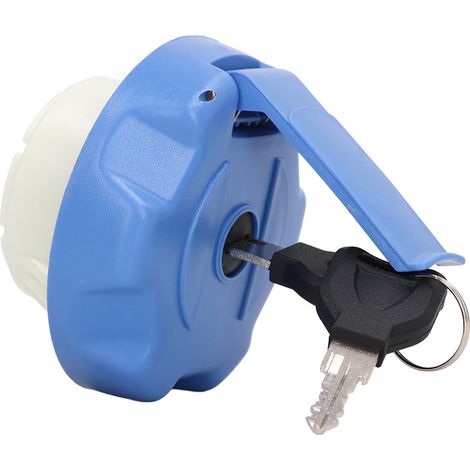 Bouchon de réservoir de carburant pour camion avec clés 7421075531 Joint bleu Remplacement pour réservoir d'essence Kerax 1997 - 2013 (1/5)