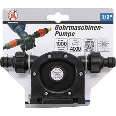 Kraftmann 50830 Pompe pour perceuse 1-2" 1000 l-h 50830 (1/2)