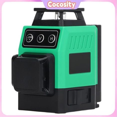 Cocosity Niveleur laser Niveau Autonivelant À Faisceau Vert 12 Lignes Pour Intérieur Et Extérieur outillage mire (1/5)
