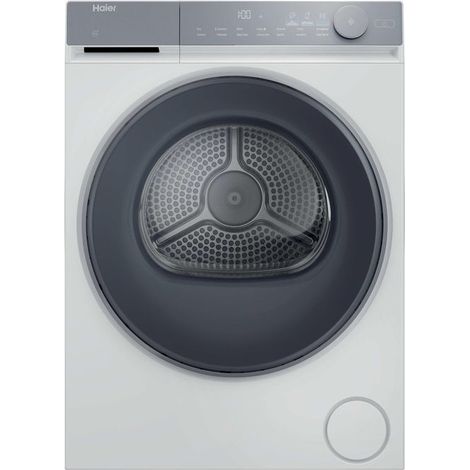 Haier X Series 7 , Asciugatrice 9 KG, Classe A, Bianco, AI PowerInverter, I-Refresh, Wi-Fi, Smart AI, HD90-A367U1-IT. Posizionamento dell'apparecchio: Libera installazione, Tipo di carica: Caricame...
