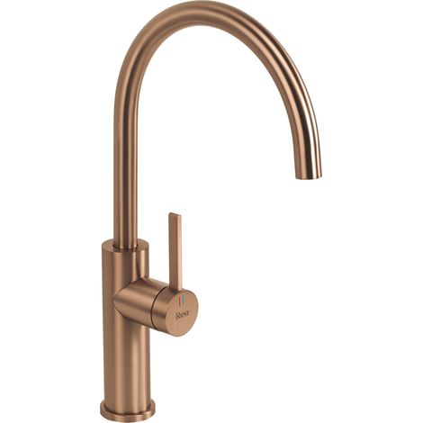 Kitchen Faucet Rea Rivo Brush Copper (1/5)
