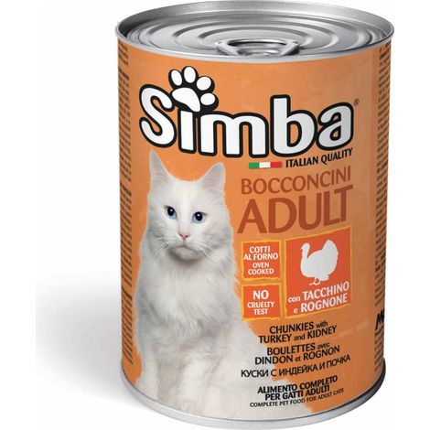 CIBO GATTO MONGE SIMBA 415 G BOCCONCINI TACC ROG - 24 pezzi