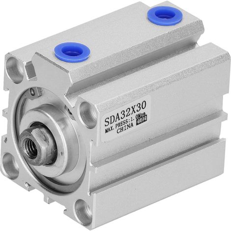 Cylindre pneumatique en aluminium mince à double effet, joint d'étanchéité, composants et accessoires pneumatiques, alésage 32 mm, SDA32x30 (1/5)