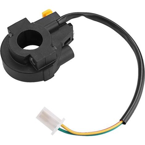 Manette de vitesses électrique de remplacement pour guidon de scooters, motos et vélos électriques. Module 3 vitesses universellement compatible, facile à installer, compact et durable. (1/2)