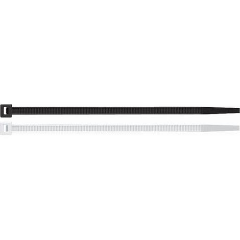 Fascetta stringitubo in nylon bianco 4,8 x 370 - Confezione da 100