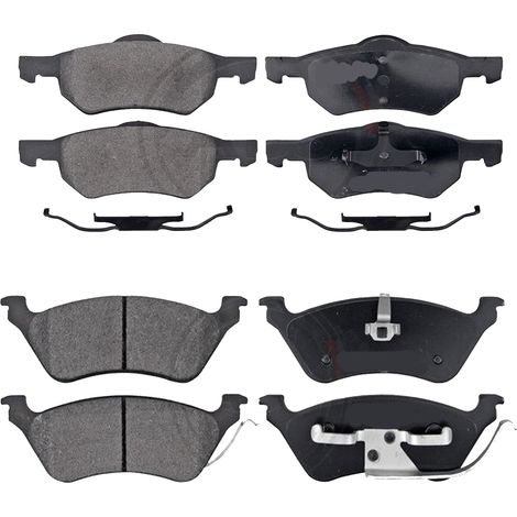 KIT PASTIGLIE FRENO ANTERIORI E POSTERIORI compatibile con CHRYSLER CROSSFIRE / PASTIGLIE FRENANTI AUTO OEM FDB1050,FDB1311 / SOSTITUZIONE DIRETTA / BASSA POLVERE / SILENZIOSO