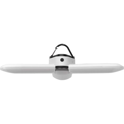 Lampe solaire pliable 60 LED à 3 feuilles, rechargeable par USB, idéale pour le camping en plein air (1/5)