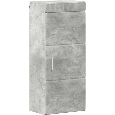 Maison Exclusive - Armadio da bagno a muro TULUM Grigio cemento 37 x 24,5 x 86 cm