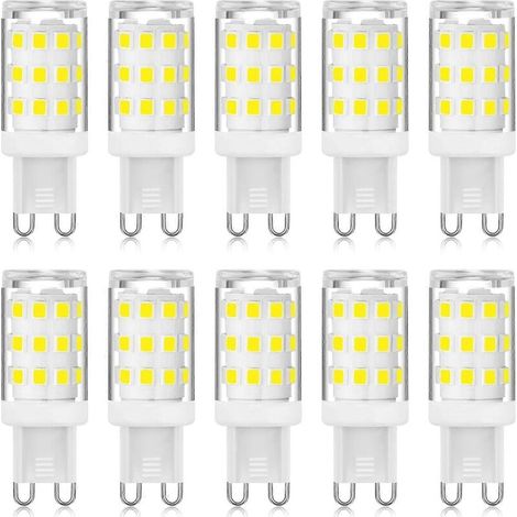 Ampoule LED G9 3W Blanc naturel 4000K, Ampoules LED G9 420LM, Équivalent ampoule halogène 28W 40W, Ampoules LED G9 type maïs Blanc chaud-AquaForge (1/5)