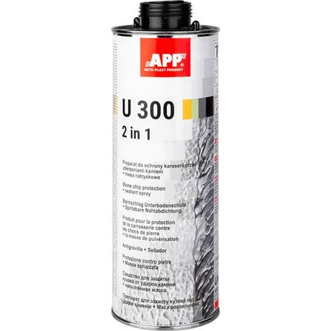 Blackson - Produit anti gravillon et joint - Noir - Carrosserie - Bidon 1L - APP U300 (1/4)