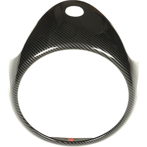 Couvercle de compteur de vitesse de Console centrale en plastique ABS couleur Fiber de carbone pour Cooper R54 R55 R56 (1/5)