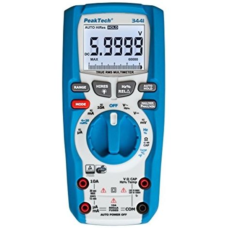 Multimeter peaktech 3441 TRMS IP67 59999 Zähler