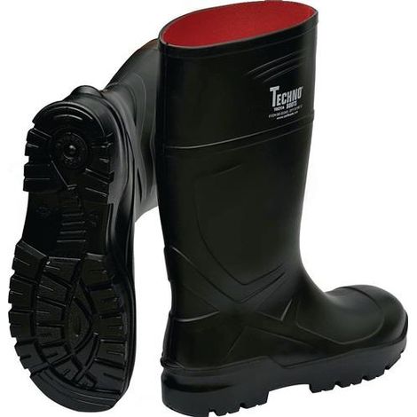 Sicherheitsstiefel Otra Gr.42 schwarz S5 CI SRC EN20345 PU TECHNO BOOTS (1/2)