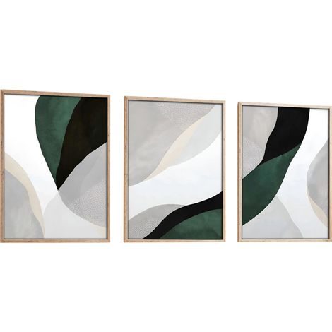 Quadro da parete in MDF con cornice Painting Multicolore (1/4)