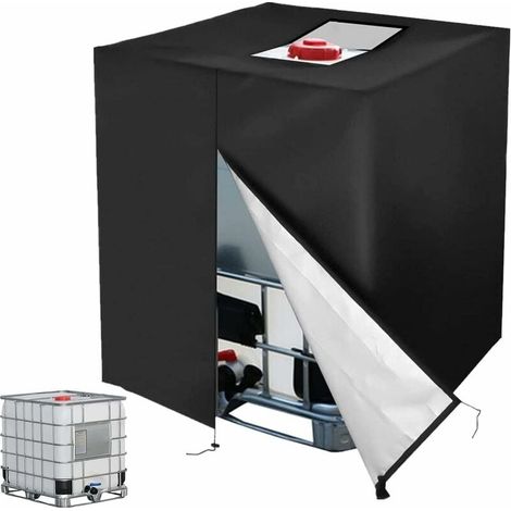 Bche de protection,Bache pour Cuve 1000 l, Bche de Protection Solaire pour rservoir d\'eau de Pluie IBC, Anti-poussire Anti-UV, Housse de Protection, bche de Protection,(116 x 100 x 120） (1/5)