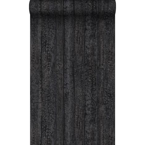 papier peint imitation bois noir - Origin Wallcoverings (1/5)