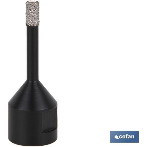 COFAN corona diamante para uso con radial 60 mm , Corona de Diamante para uso con Radial. Coronas para granito, porcelánicas muy duros y suelos técnicos con rosca M14 (amoladoras).
