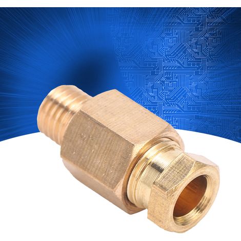 Connecteur de tuyau d'huile coulissant droit pour carte interne PD, tuyau en cuivre, tuyau en nylon, buse d'huile PD608 (1/5)