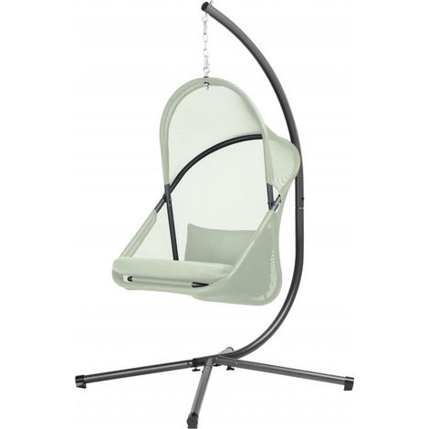 YOBAYA Hängesessel Light Green Stahl,Textilbezug Light Green (1/4)