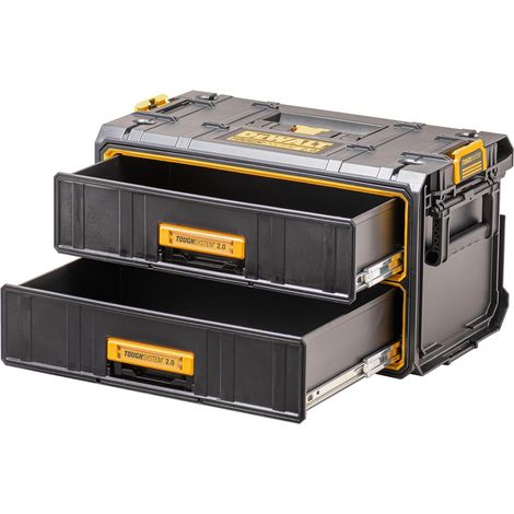 DEWALT TOUGHSYSTEM 2.0 Schubladenbox mit 2 Schubladen - DWST83529-1 (1/5)