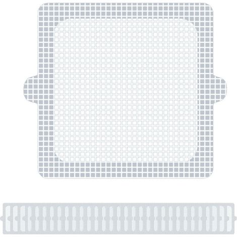 Lot de 30 : Grilles anti-obstruction jetables pour canalisations de douche — Filtres et récupérateurs de cheveux jetables (1/4)