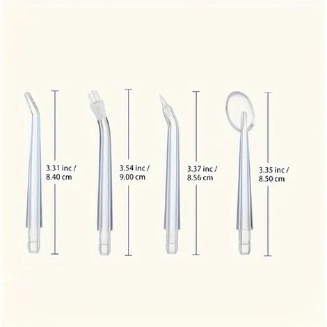 embouts de rechange pour hydropulseur, buses standard et orthodontiques, accessoires pour irrigateur buccal ensemble de nettoyage des dents (1/2)