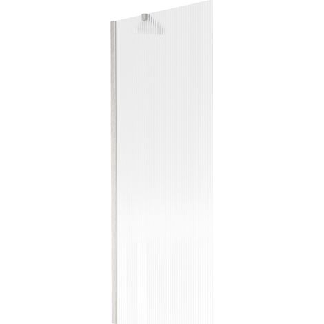 Mexen Next paroi de baignoire à 1 volet 70 x 150 cm, stries, nickel brossé - 895-070-000-00-09-97 (1/5)