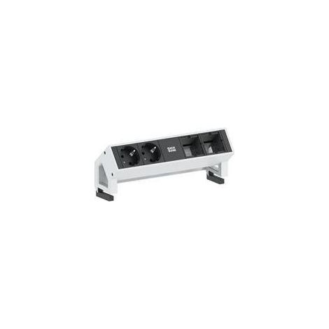 Bachmann DESK 2 multipresa da tavolo nera design moderno
