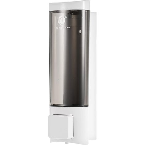 Distributeur de savon mural 200 ml - Distributeur de savon manuel avec ruban adhésif en mousse double face - Distributeur de savon liquide pour salle de bain, toilettes, hôtel'Parent'-'- (1/5)