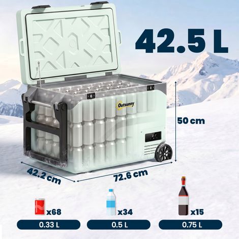 Réfrigérateur portable à compresseur contrôlé par application, 42,5 litres, -20 °C à 20 °C (1/5)