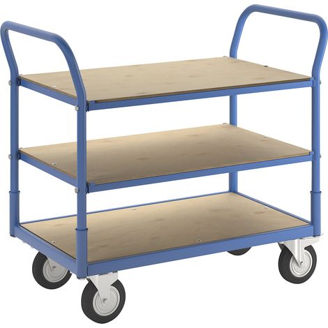 eurokraft basic, Chariot à plateaux Flex, charge max 300 kg, 3 (1/5)