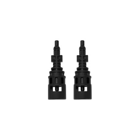 Adaptateur de conversion pour nettoyeur haute pression en 2 parties, compatible avec Kärcher et Lavor Parkside, 124 x 24,5 mm, noir (1/4)