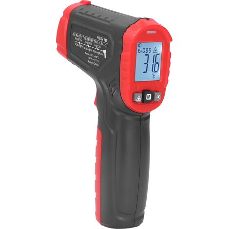 HT641B Thermomètre infrarouge haute précision, outil de mesure de température sans contact pour usage industriel (1/5)