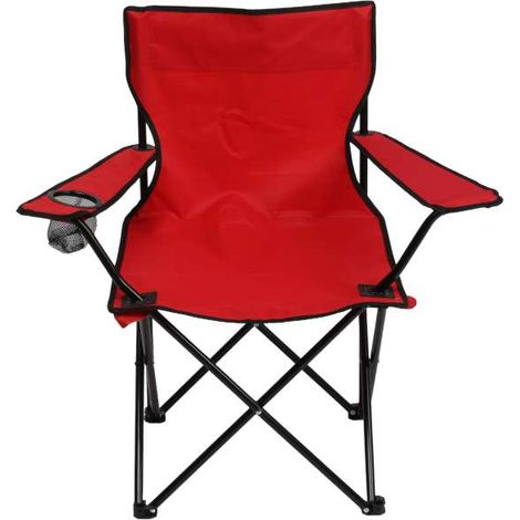 Domo Mea Sedia Pieghevole Batman Rossa - Ergonomica con Portabicchiere (1/2)